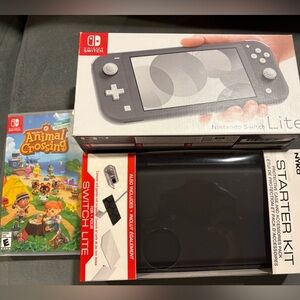 NEW, Nintendo Switch Lite, Starter Kit, Game